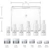 imageConair Travel Sized Toiletries TSA Approved Travel Bottles Travel Sized Bottles by Travel Smart 13 Piece Set13 Piece Set