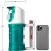 imageConair Travel Steamer for Clothes  Mini Garment Steamer Fabric Steamer in Green by Travel Smart  Packable in Carry On Luggage  Dual VoltageGreen  Dual Voltage