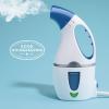 imageConair Travel Steamer for Clothes  Mini Garment Steamer Fabric Steamer in Green by Travel Smart  Packable in Carry On Luggage  Dual VoltageWhite  Blue