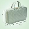 imageConair Travel Toiletry Bag  Makeup Bag  Cosmetic Bag Travel Makeup BagSage Green