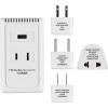 imageConair Universal Travel Adapter with USB European Plug Adapter with Surge Protection AllinOne Travel Adapter Worldwide6 Piece Set