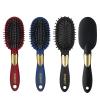 imageConair Velvet Touch oval cushion hair brush  Travel Hairbrush Detangling  curly or straight styles  detangler brushes  women or men  Blush PinkAssorted Red  Black  Navy