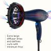 imageINFINITI PRO CONAIR Hair Dryer with Innovative Diffuser Enhances Curls and Waves While Reducing Frizz Dark BlueDark Blue