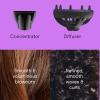 imageINFINITI PRO CONAIR Hair Dryer with Innovative Diffuser Enhances Curls and Waves While Reducing Frizz Dark BlueDark Blue