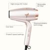 imageINFINITI PRO CONAIR SmoothWrap Hair Dryer Blow Dryer with Diffuser and Concentrator Attachments Advanced Plasma and Ceramic Technology for Less Frizz More Volume and Body MintPink Champagne