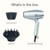 imageINFINITI PRO CONAIR SmoothWrap Hair Dryer Blow Dryer with Diffuser and Concentrator Attachments Advanced Plasma and Ceramic Technology for Less Frizz More Volume and Body MintMint