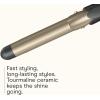 imageINFINITI PRO CONAIR Tourmaline Ceramic 1 Inch Curling Iron 1Inch Barrel Digital Hair Curler Produces Loose Curls 5 Heat Settings For Use on Medium and Long Hair Dark GreyDark Grey