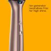 imageInfiniti PRO CONAIR 2in1 Hair Dryer Brush Thermal Brush WetorDry Hot Air Styler for All Hair Types Large Oval Barrel 4 Bristle Types to Volumize Smooth and Refresh Mocha Mauve