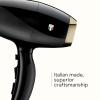 imageInfiniti PRO CONAIR ArteBella Hair Dryer Italian Performance Blow Dryer with Diffuser and Concentrator Attachments Luxurious Experience and UltraFast Drying Power 6 HeatSpeed Settings Black