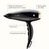 imageInfiniti PRO CONAIR ArteBella Hair Dryer Italian Performance Blow Dryer with Diffuser and Concentrator Attachments Luxurious Experience and UltraFast Drying Power 6 HeatSpeed Settings Black