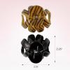 imageScunci by Conair jaw claw clips  hair accessories for women  claw clips for thick hair  claw clip  Octopus Clip  Tortoise Brown ampamp Black  2 CountBlack  Tortoise