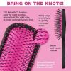imageThe Knot Dr hair brush by Conair  Detangling hair brush  Removes Knots and Tangles in wet or dry hair  curly hair brush  PurpleBlack