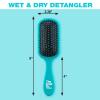 imageThe Knot Dr hair brush by Conair  Detangling hair brush  Removes Knots and Tangles in wet or dry hair  curly hair brush  PurpleCoral Blue