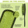 imageThe Knot Dr hair brush by Conair  Detangling hair brush  Removes Knots and Tangles in wet or dry hair  curly hair brush  PurpleGreen