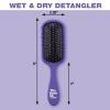imageThe Knot Dr hair brush by Conair  Detangling hair brush  Removes Knots and Tangles in wet or dry hair  curly hair brush  PurplePurple