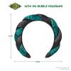 imageWicked Elphaba Satin Twisted Spa Headband  Makeup Headband  Scunci by ConairElphaba Green