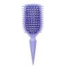 imageConair Curl Define Pro Detangler Brush for Curly Hair DualVent Design with Continuous Grooves Mixed Bristles for FrizzFree Detangling Smoothing and Curl DefinitionPurple