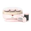 imageConair Double Ceramic Hot Rollers for Long Medium ampamp Short Hair 5 Ceramic Flocked 1Inch Heated Hair Rollers with Clips Hot Curlers for Women Volume ampamp Curls Dual Voltage PinkWhiteGlinda Pink  Wicked Exclusive