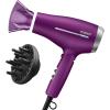 imageConair Hair Dryer Worldwide Travel Hair Dryer with Smart Voltage Technology and Folding Handle Includes ConcentratorPurple