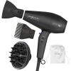 imageConair Infiniti Pro Hair Dryer with Diffuser plus 3 Other Attachments  Performa Series Hair Dryer  Blow Dryer with Professional Performance Motor  Blush PinkBlack