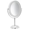 imageConair Lighted Makeup Mirror LED Vanity Mirror 1X7X Magnifying Mirror Double Sided Battery Operated in Polished Chrome47L x 8W