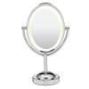imageConair Lighted Makeup Mirror LED Vanity Mirror 1X7X Magnifying Mirror Double Sided Battery Operated in Polished Chrome48L x 82W