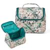 imageConair Travel Makeup Bag Large Toiletry and Cosmetic Bag with Internal Organizer Perfect for Weekend Getaways or Long Vacations Weekender Shape in Tropical Print