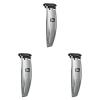 imageConairMAN Beard Trimmer for Men for Face and Mustache WetDry Beard and Stubble Trimmer Flex Contouring Head with 15 Precise Settings and PremiumGrey Pack of 3
