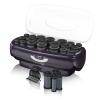 imageINFINITIPRO BY CONAIR Ceramic Flocked  Hot Rollers for Long Medium and All Hair  Hair Curler  Hair Roller Clips Included  1 14inch 1inch and 34inch RollersBlack