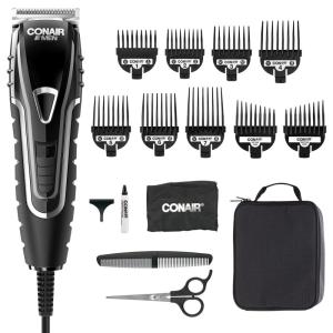 imageConair Barber Haircut Clippers  Hair Trimmer  16Piece Haircut Kit