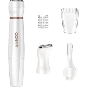 imageConair GIRLBOMB AllinOne FaceBody Trimmer and Shaver Set for Women WetDry RechargeableWhite