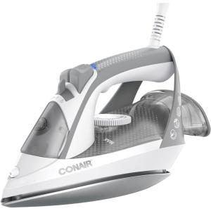 imageConair GlideLite Professional Iron Steam Iron for Clothes Simple OneTemp Technology FrictionFree Easy Glide SoleplateCompact Size