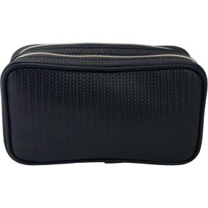 imageConair Makeup Bag  Travel Toiletry Bag  Cosmetic Bag  Toiletry Bag for Women  Double Zip Organizer  Tropical PrintBlack