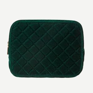 imageConair Makeup Bag  Travel Toiletry Bag  Cosmetic Bag  Toiletry Bag for Women  Double Zip Organizer  Tropical PrintEvergreen