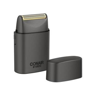 imageConair Men Foil Shaver for Face  Mens Facial Hair Groomer  Hypoallergenic and Cordless  Portable Battery Powered for Travel