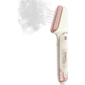 imageConair SteamStylist 3in1 Steam Press and Iron Steamer for Clothes With Fabric Shaver Extra Water Tank and Storage Bag For Home Office or Travel Amazon Exclusive Midnight BlueWhite