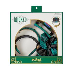 imageConair Wicked Elphaba Gift Box  hair accessories for girls  gifts for her  hair accessories  Scunci 4PKElphaba Green