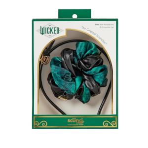 imageConair Wicked Elphaba Gift Box  hair accessories for girls  gifts for her  hair accessories  Scunci 4PKGreen  Black