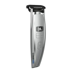 imageConairMAN Beard Trimmer for Men for Face and Mustache WetDry Beard and Stubble Trimmer Flex Contouring Head with 15 Precise Settings and PremiumGrey