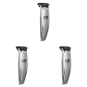 imageConairMAN Beard Trimmer for Men for Face and Mustache WetDry Beard and Stubble Trimmer Flex Contouring Head with 15 Precise Settings and PremiumGrey Pack of 3