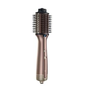 imageInfiniti PRO CONAIR 2in1 Hair Dryer Brush Thermal Brush WetorDry Hot Air Styler for All Hair Types Large Oval Barrel 4 Bristle Types to Volumize Smooth and Refresh Mocha Mauve