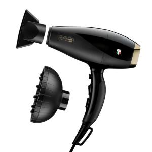 imageInfiniti PRO CONAIR ArteBella Hair Dryer Italian Performance Blow Dryer with Diffuser and Concentrator Attachments Luxurious Experience and UltraFast Drying Power 6 HeatSpeed Settings Black