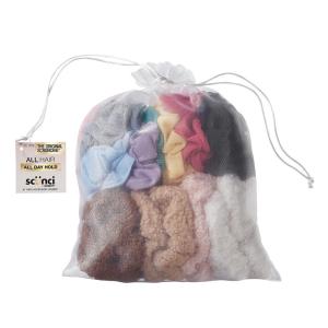 imageScunci by Conair Comfy Knit ampamp Sherpa Scrunchie  hair accessories  hair accessories for women  Assorted Colors 25 CountKnit  Sherpa Assorted