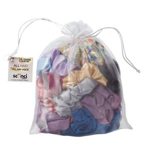 imageScunci by Conair Comfy Knit ampamp Sherpa Scrunchie  hair accessories  hair accessories for women  Assorted Colors 25 CountSatin Assorted