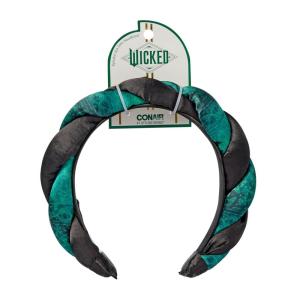 imageWicked Elphaba Satin Twisted Spa Headband  Makeup Headband  Scunci by ConairElphaba Green