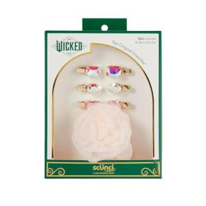 imageWicked Elphaba Scrunchie ampamp Hair Clip set  hair clips  hair accessories  hair accessories for girls  gifts for her  Scunci by Conair  7PKGlinda  Pink