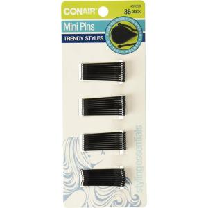 imageConair Styling Essentials Mini Pins Black 36 ea