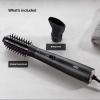imageBraun 2in1 Blow Dryer Brush with 3 Attachments WettoDry Hot Air Styler for All Hair Types  Volumize or StraightenBlack
