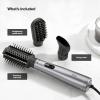 imageBraun 2in1 Blow Dryer Brush with 3 Attachments WettoDry Hot Air Styler for All Hair Types  Volumize or StraightenSilver