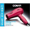 imageConair Hair Dryer 1875W MidSize Blow Dryer WhiteRed